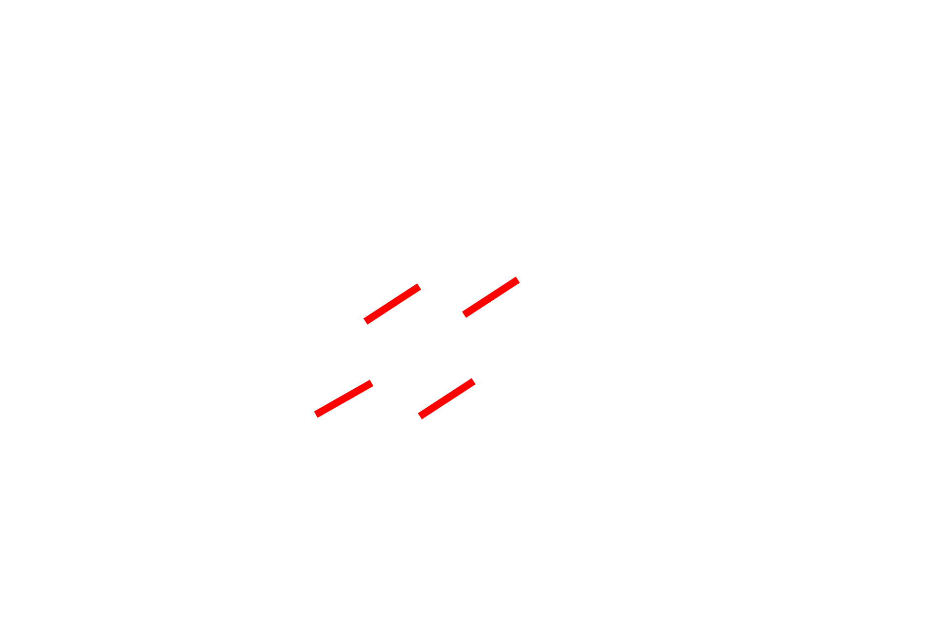  - A bands <p>The centrally located nucleus of this cardiac muscle fiber is are surrounded by myofibrils showing sarcomeres, A and I bands as well as Z and M lines. The H band is not readily apparent in this image. The alignment of the myofibrils creates the banding pattern of the entire fiber. Glycogen granules and mitochondria are also visible. 10,000x</p>
