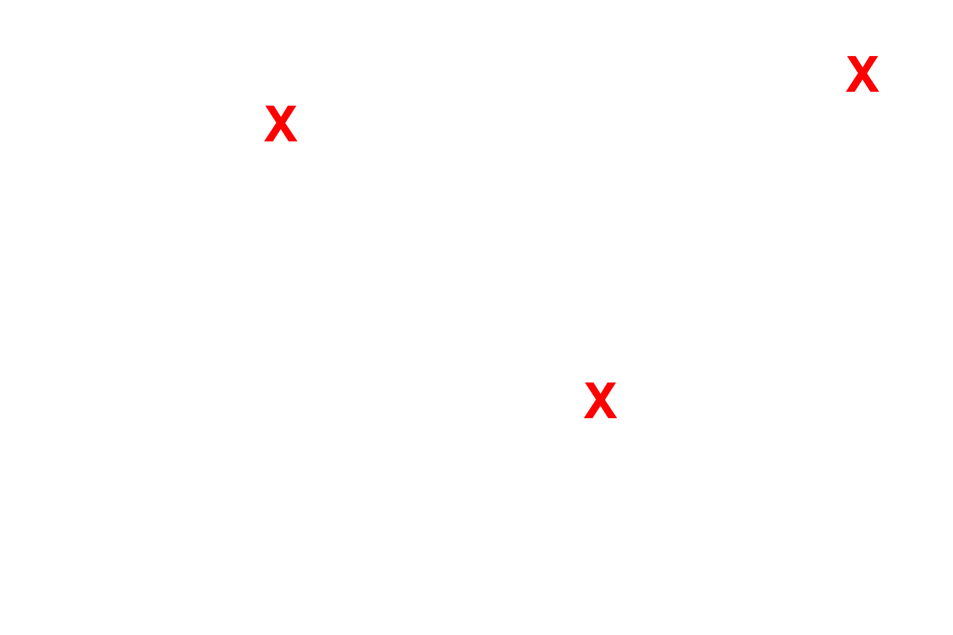 Capillary lumens <p>Fenestrations perforating the endothelial cells are generally spanned by diaphragms, as seen here. The diaphragm is derived from the glycocalyx and is thinner than two apposed plasma membranes. Pores facilitate transport across the endothelium in organs where abundant and rapid transport is required. 60,000x (both)</p>
