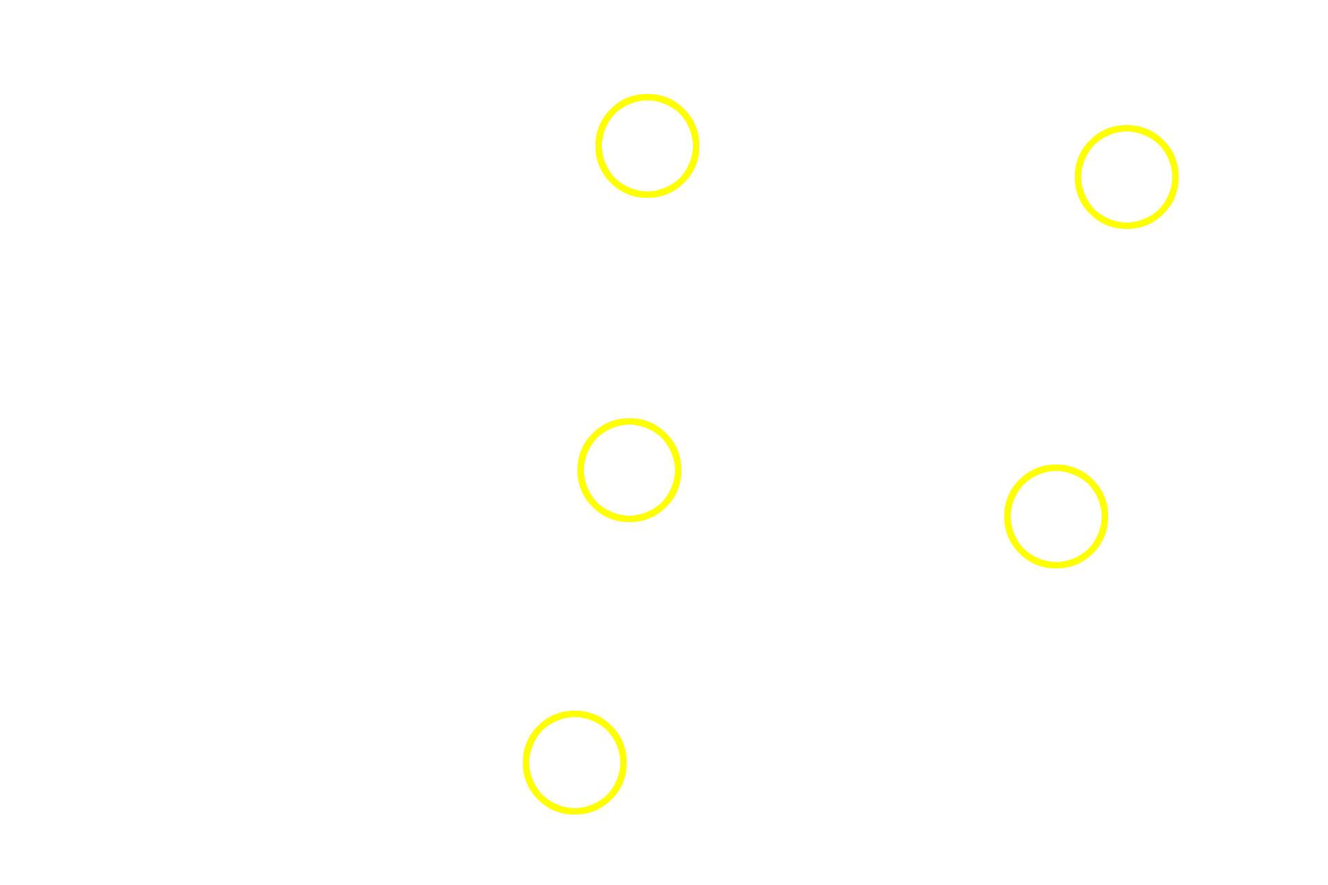  - Renal corpuscles > <p>Each renal corpuscle is composed of a central capillary tuft, the glomerulus, surrounded by a double-walled capsule called Bowman’s capsule.  Although the walls of this capsule cannot be discerned at this magnification, the space between the walls is visible around the capillary tuft.</p>
