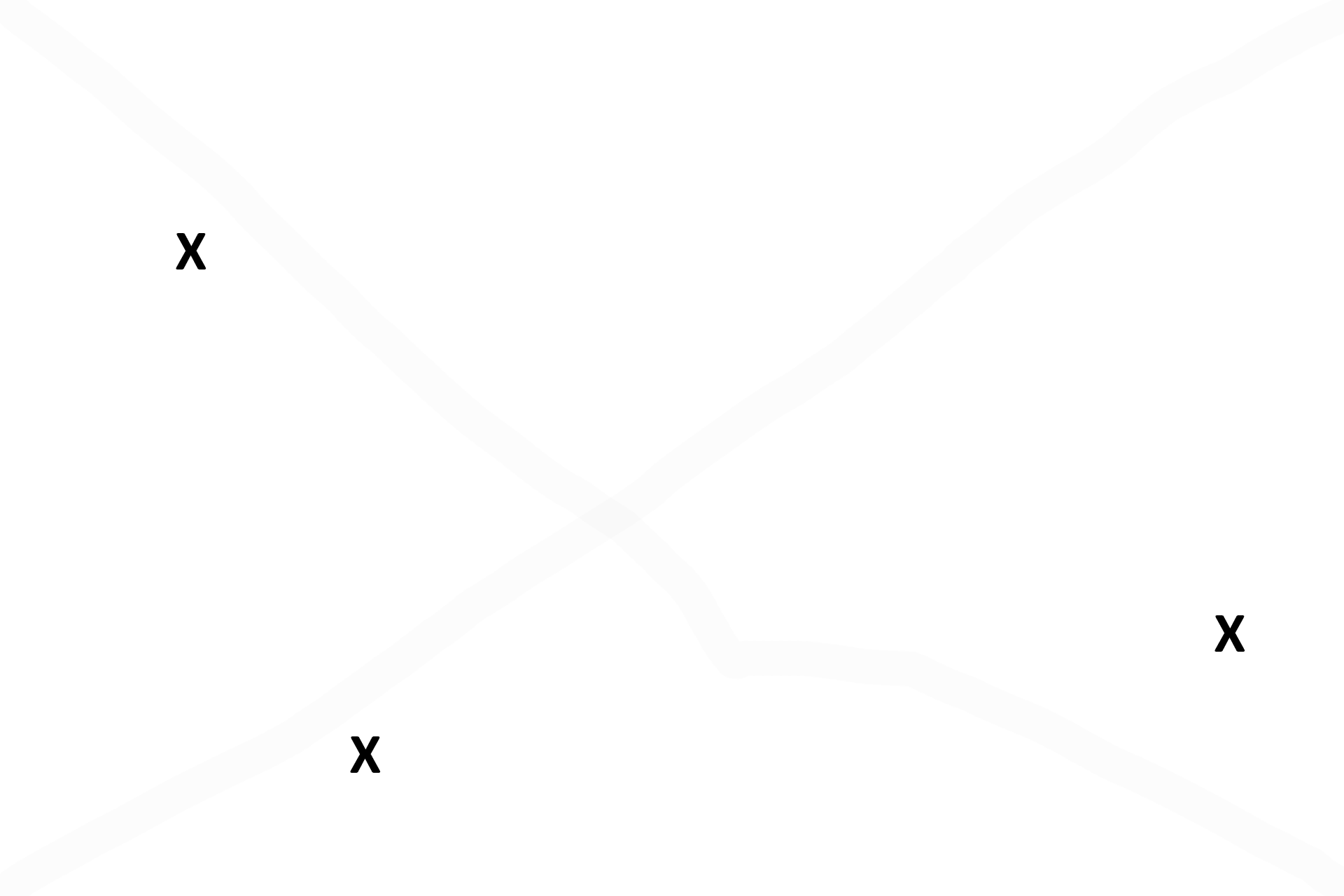 Intervillous space <p>Features of the late placental villi are: a thinned syncytiotrophoblastic layer with areas of clumped nuclei; numerous fetal capillaries adjacent to the syncytial layer; a discontinuous layer of cytotrophoblastic cells; fibrinoid; and condensed fetal connective tissue in the villi. 400X</p>
