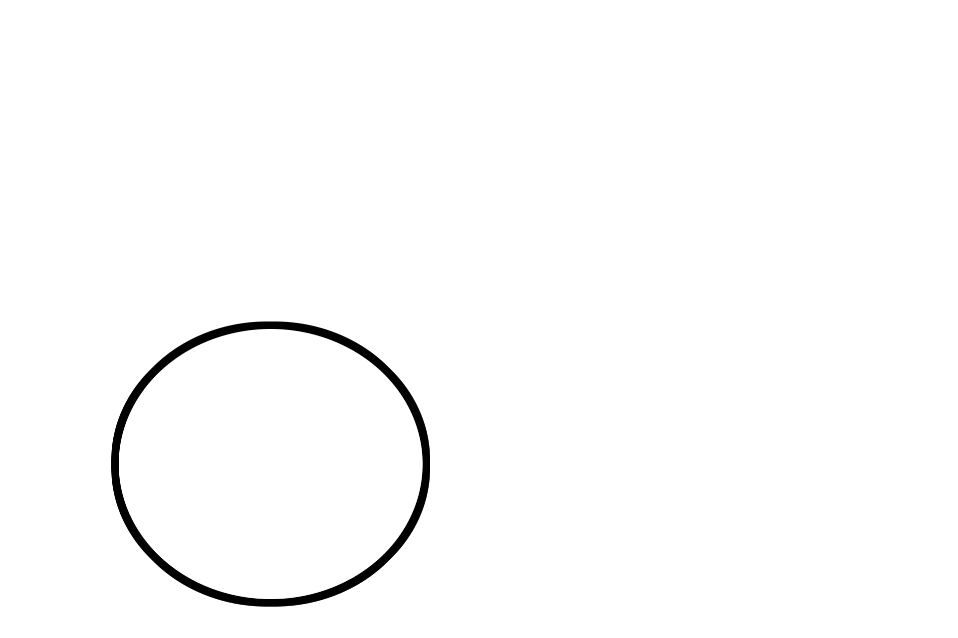 Cochlea > <p>The cochlea is an tubular space that connects with and lies anteromedially to the vestibule. The tube is coiled into a spiral shape with 2.5 turns, resembling a snail shell. The cochlea communicates with the middle ear via the round window (not shown in this image).</p>
