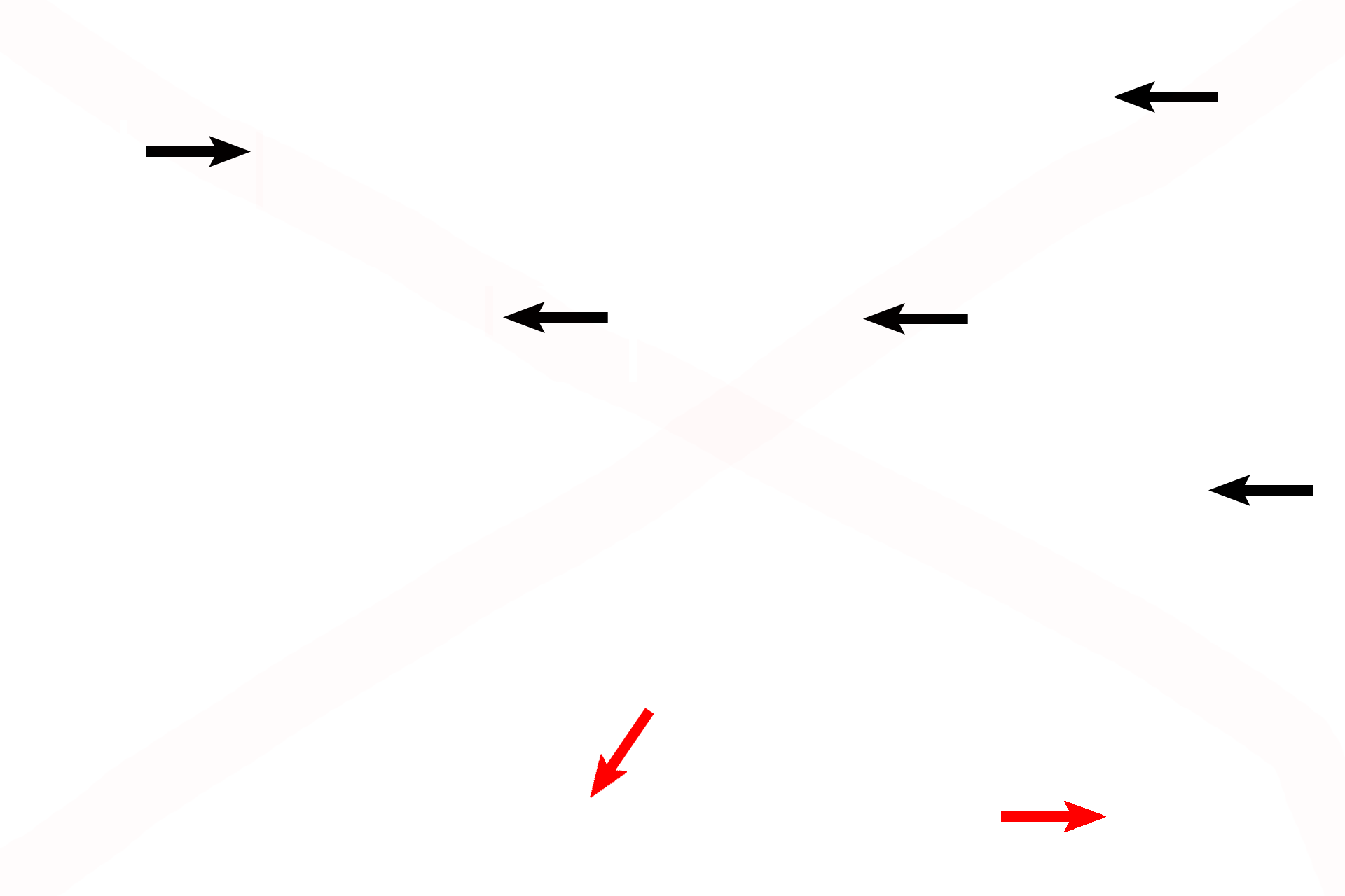 Simple squamous > epithelium <p>A simple squamous epithelium lines most of the alveolar surface.  The cytoplasm of these cells is too thin to be identified with the light microscope, but flattened nuclei (red arrows) indicate the presence of this epithelium. </p>
