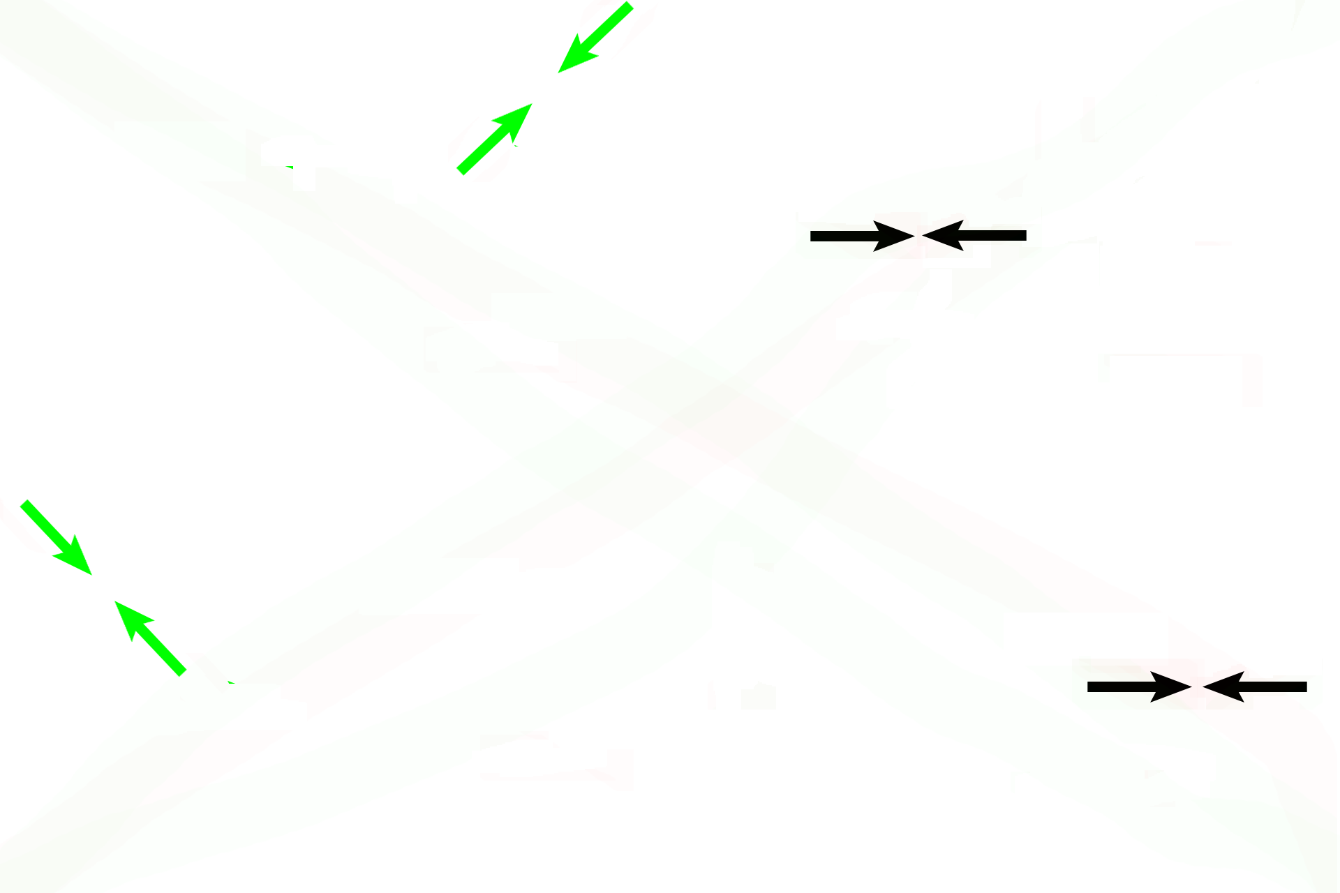 Air-blood barrier > <p>The barrier through which oxygen and carbon dioxide must be transported, therefore, consists of the simple squamous epithelium lining the alveolus, the simple squamous epithelium lining the capillary, and the fused basal laminae from each epithelium. </p>
