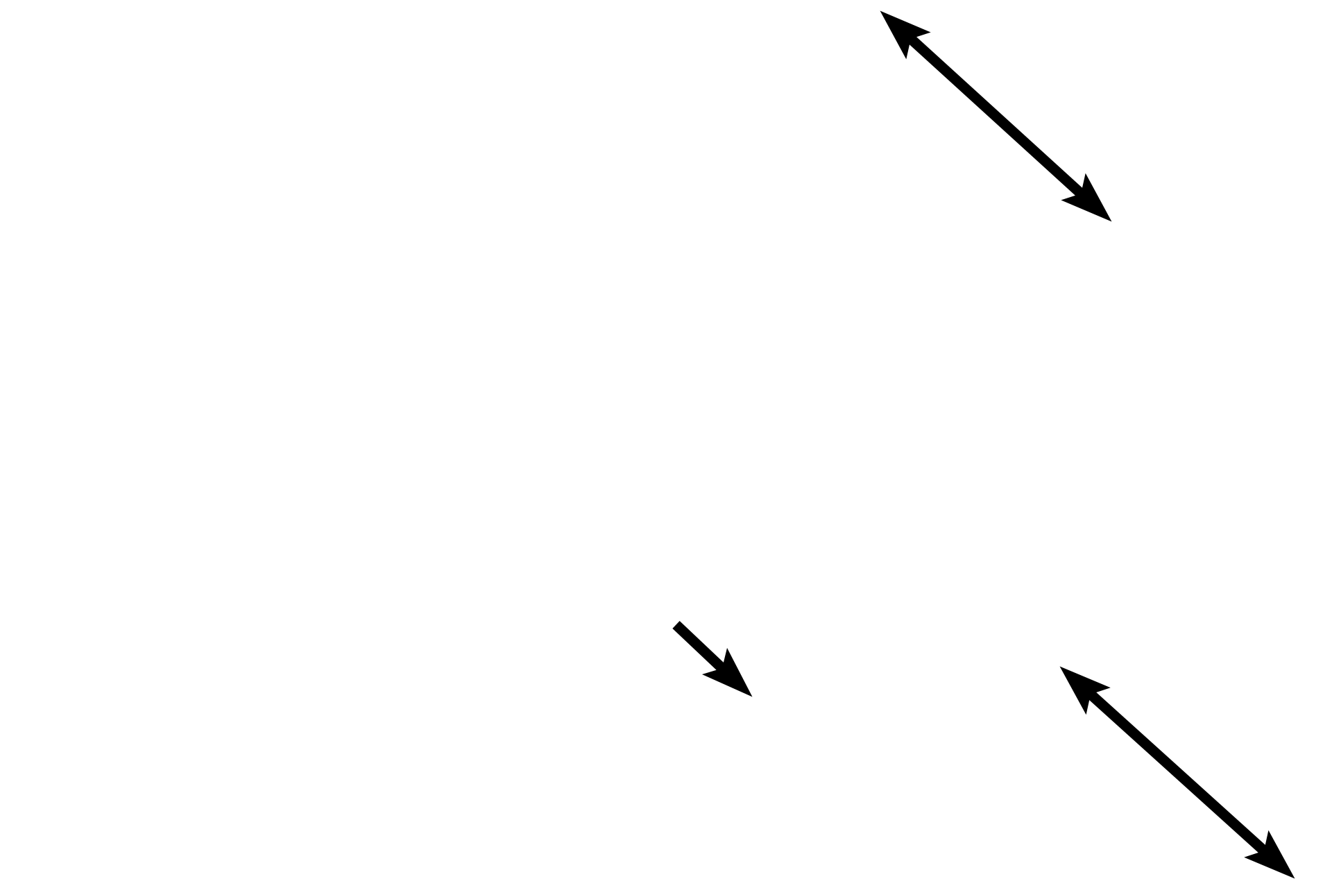 Pars intermedia <p>The interface of pars nervosa and pars intermedia shows remnants of Rathke’s pouch. In this section, the colloid of the cysts was lost in tissue processing.  Basophils of the pars intermedia, lying adjacent to the cysts, are adrenocorticotropes.  Visible in the pars nervosa are thin, unmyelinated hypothalamic axons, which end in variously-sized Herring bodies.  1000x</p>
