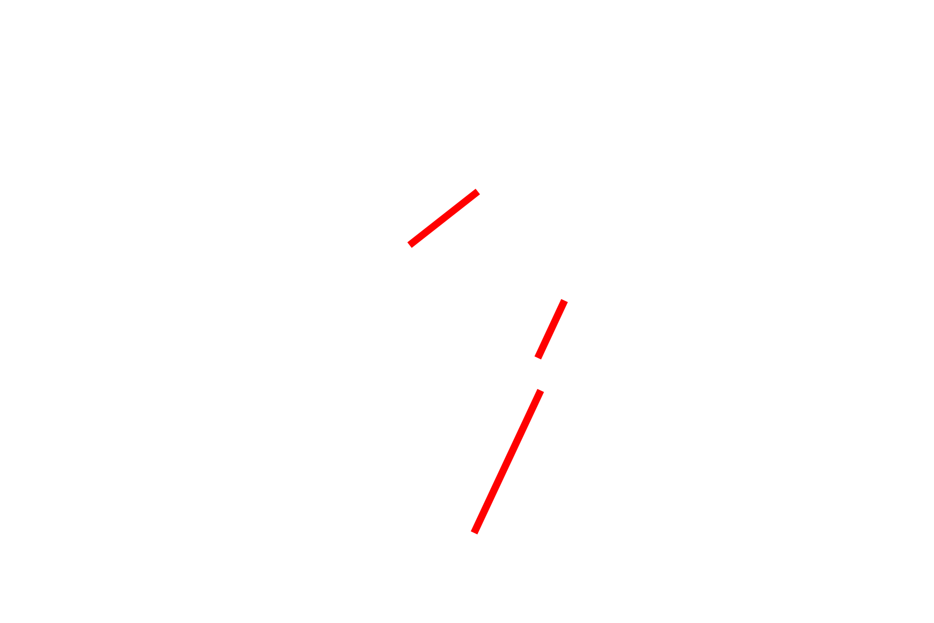 Lamellae <p>Canaliculi, the narrowest components of the tunnel system within bone matrix, pass between adjacent osteocyte lacunae. Osteocytes located in the lacunae extend numerous, fine cell processes into the canaliculi that interconnect via gap junctions with processes of adjacent cells. This system provides for the transfer of nutrients and wastes between osteocytes as well as with the Haversian blood vessels. Canaliculi are not lined by endosteum.  Ground, compact bone, 1000x</p>
